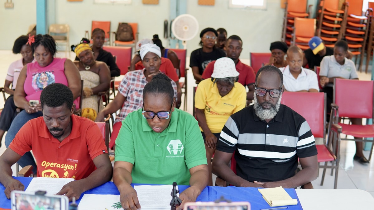 Haitian Survivors Demand Real Justice for 150,000 People on Lagonav