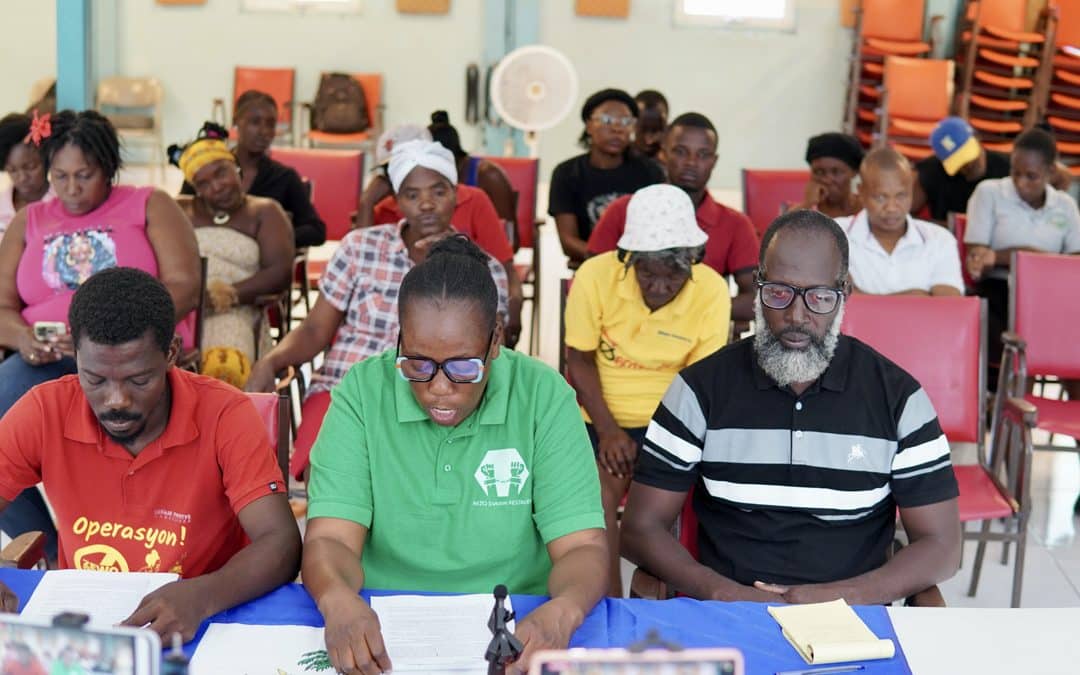 Haitian Survivors Demand Real Justice for 150,000 People on Lagonav